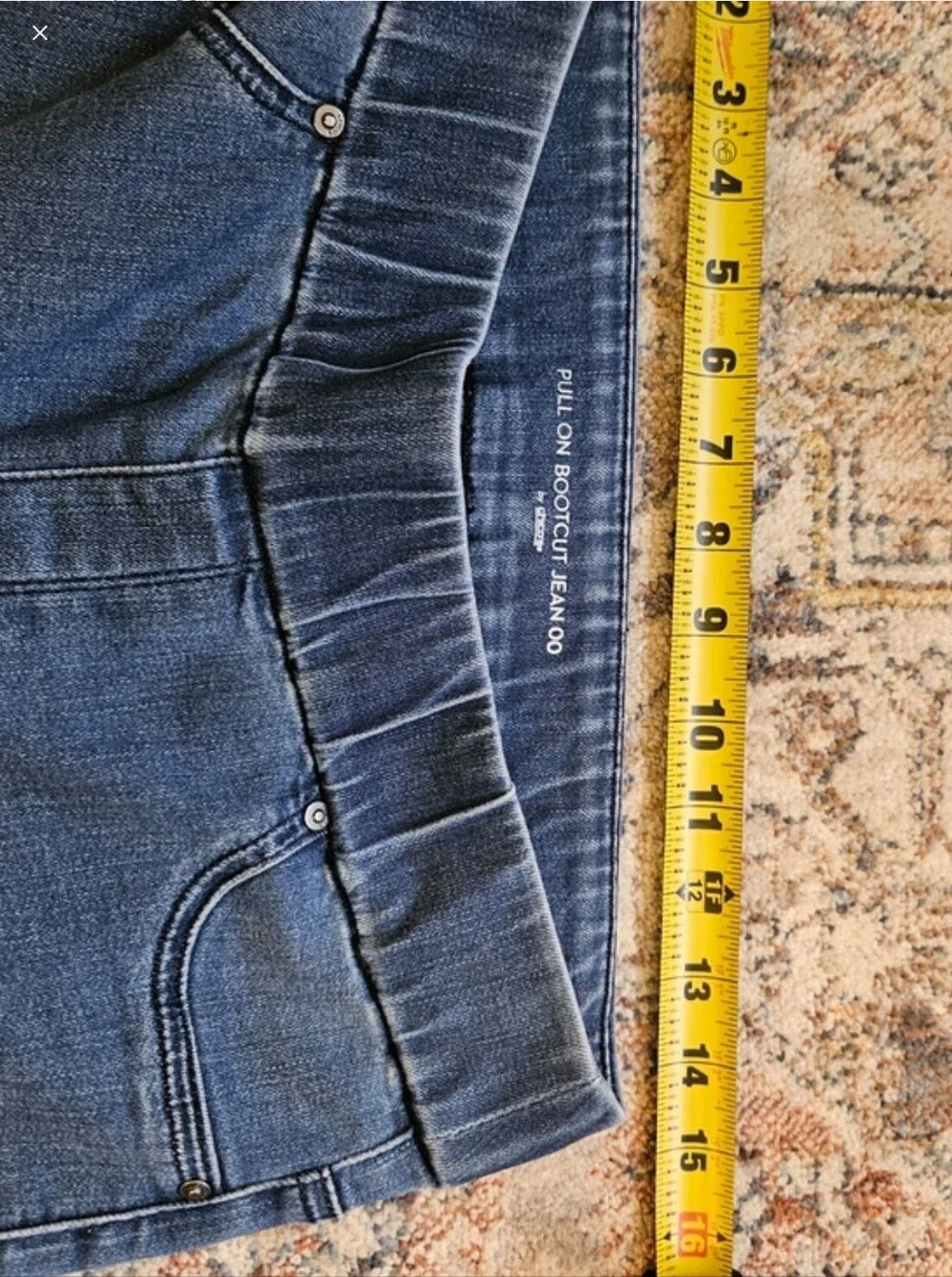 Chico's Classic Pull On Bootcut Jegging Skinny Jeans 00